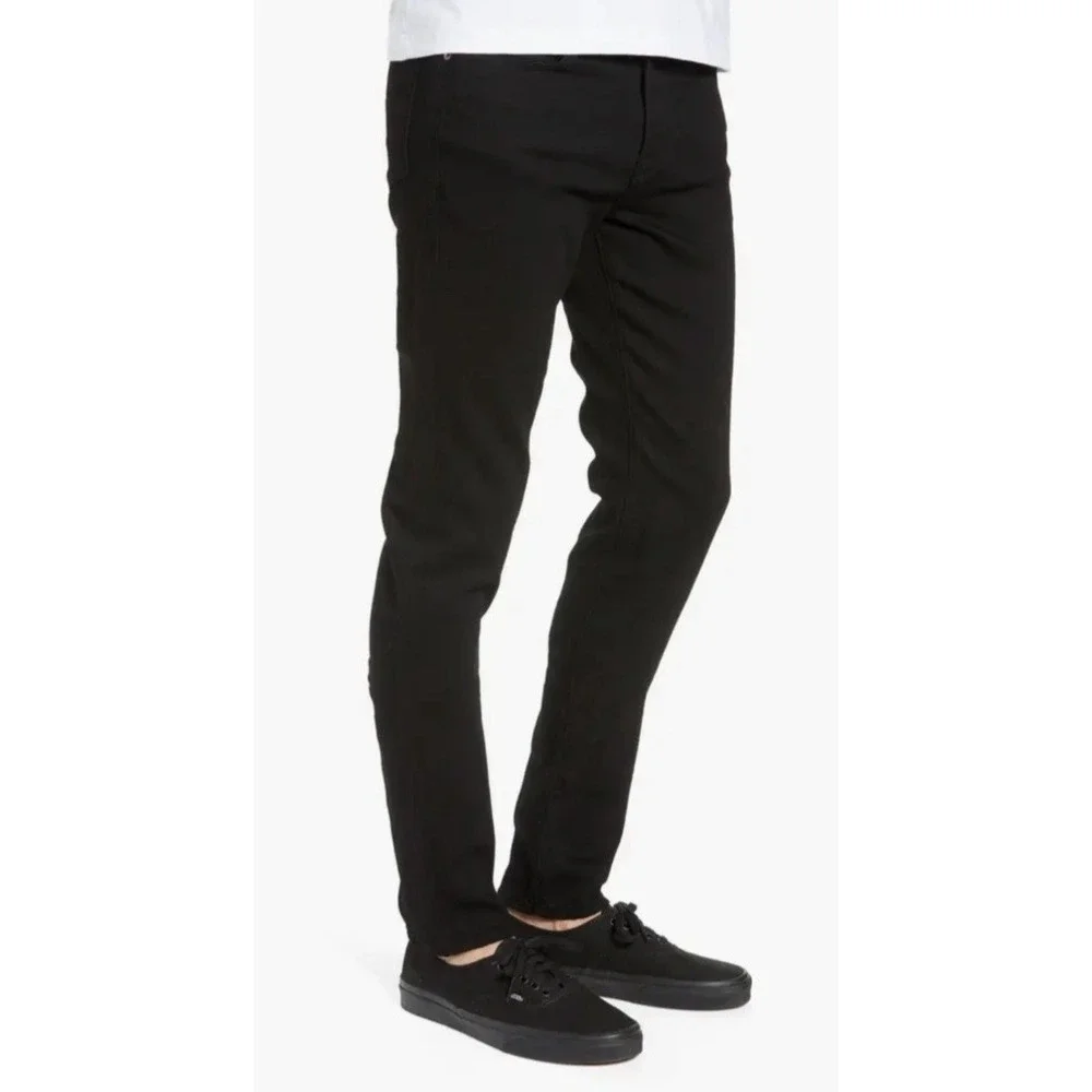 NWT‎ Frame Jagger True Skinny Black Jeans Style: LMHK795 Men's 32